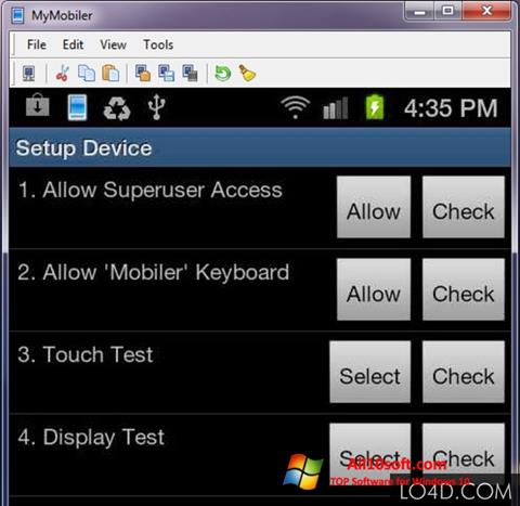 Screenshot MyMobiler Windows 10