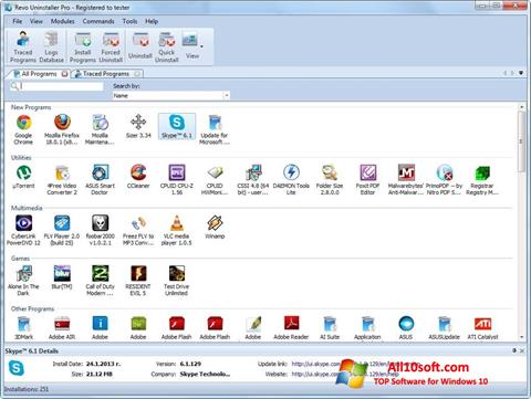 Screenshot Revo Uninstaller Windows 10