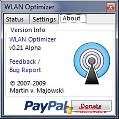 Screenshot WLAN Optimizer Windows 10