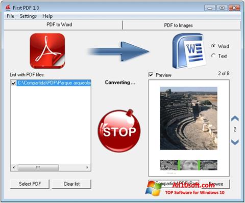 Screenshot First PDF Windows 10