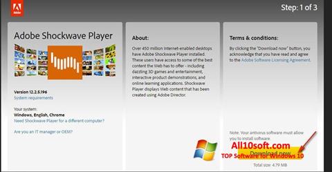 Screenshot Shockwave Player Windows 10