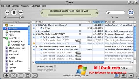 Screenshot iTunes Windows 10