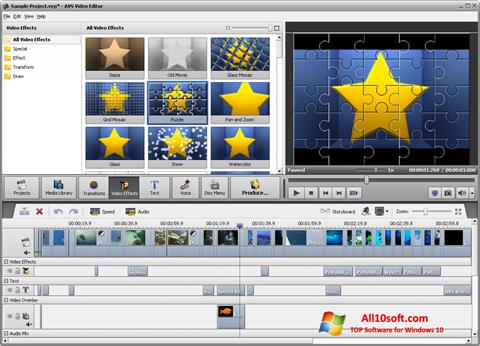 Screenshot AVS Video Editor Windows 10