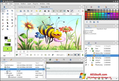 Screenshot Synfig Studio Windows 10