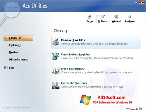 Screenshot Ace Utilities Windows 10
