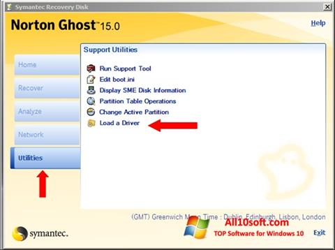 Screenshot Norton Ghost Windows 10