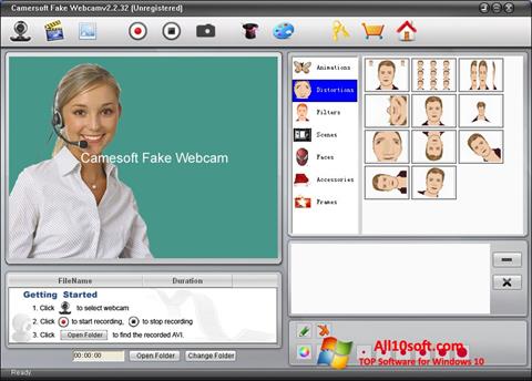 Screenshot Fake Webcam Windows 10