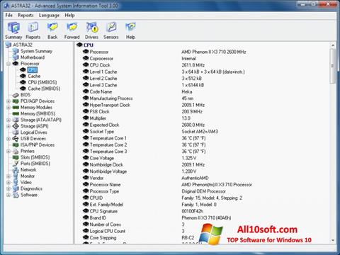 Screenshot ASTRA32 Windows 10