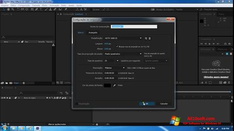 Screenshot Adobe After Effects CC Windows 10