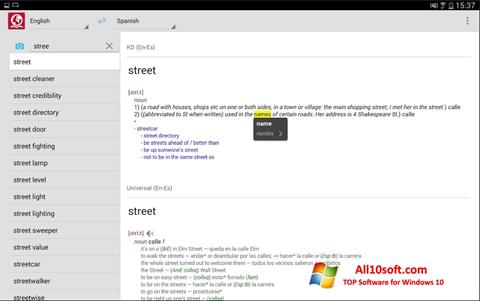 Screenshot ABBYY Lingvo Windows 10