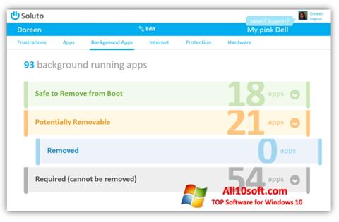 Screenshot Soluto Windows 10