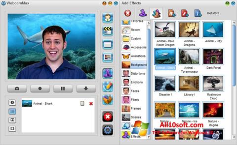Screenshot WebcamMax Windows 10