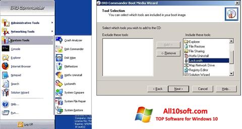 Screenshot ERD Commander Windows 10