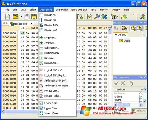 Screenshot Hex Editor Neo Windows 10