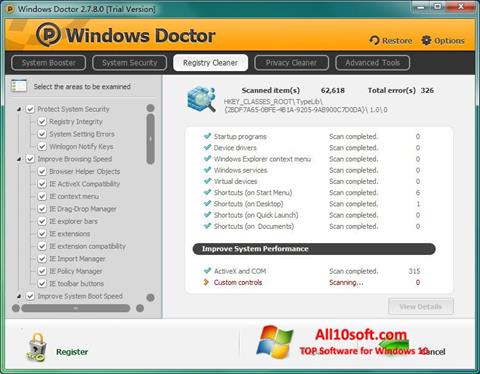 Screenshot Windows Doctor Windows 10